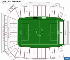 Toyota Stadium Frisco Seating Chart With Seat Numbers Elcho Table