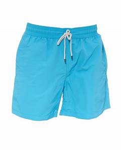 Ralph Mens Plain Traveller Swimshorts Blue Swimming Trunks