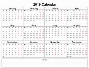 20 Free 2019 Calendar Free Download Printable Calendar Templates