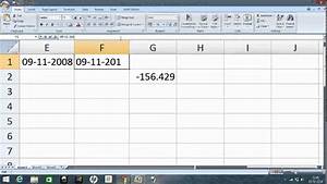 Excel Calculate Number Of Weeks Between Two Dates Youtube
