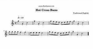  Cross Buns Trad English Free Flute Sheet Music Flutetunes Com