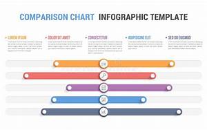 Comparison Chart Line Icon Concept Sign Outline Vector Illustration