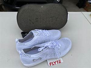 Nfinity Flyte Cheer Shoes Cheerleading Stunt Shoe White With Case Size