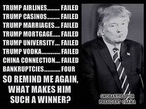 Donald Trump Failures - Anti-Trump Meme
