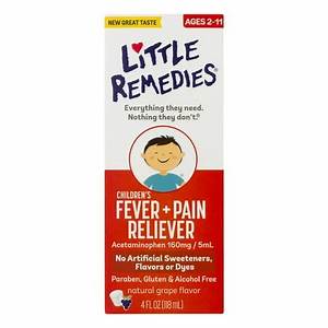 Little Remedies Children 39 S Fever Reliever 4 0 Fl Oz Walmart Com