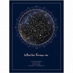 Star Map Print Where We Met Night Sky Print Star Chart Etsy