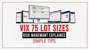 Vix 75 Index Lot Sizes Risk Management Youtube