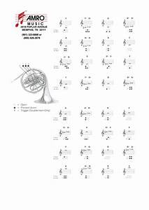 French Horn Chart Printable Pdf Download