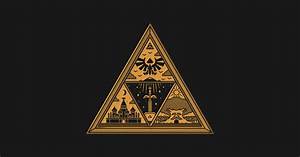 Golden Triforce Zelda T Shirt Teepublic