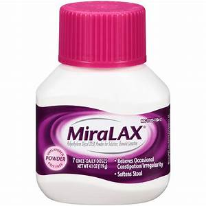 Miralax Laxative Powder For Gentle Constipation Relief 7 Doses