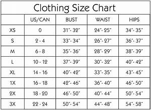 Size Chart Tagged Quot Quot Modest 31 Apparel