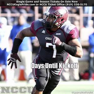 Only 7 Days Until Kickoff Nccufootball Vs Saufalcons Sept 5 6pm O