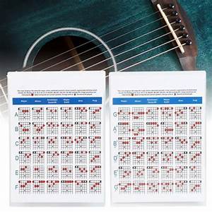 6 String Electric Bass Guitar Chord Book Chart Diagram Practice Diagram