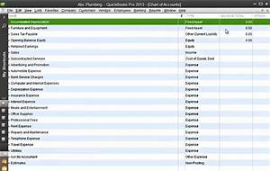 Create Your Custom Chart Of Accounts In Quickbooks By Briancams