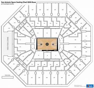 San Antonio Spurs Seating Charts At At T Center Rateyourseats Com