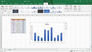 How To Create Graphs Or Charts In Excel 2016 Youtube