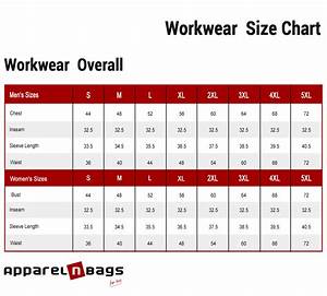 accurate coverall overall size chart measurements guide