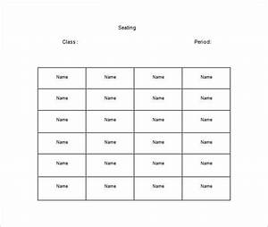 Classroom Seating Chart Template 10 Examples In Pdf Word Excel