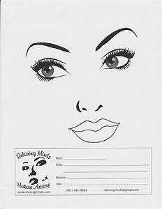 Makeup By Angel Blank Face Charts