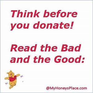 Think Before You Donate A List Of The Bad And The Good Places With