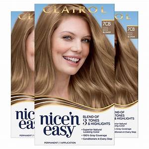 Buy Clairol Nice 39 N Easy Permanent Hair Dye 7cb Cool Beige Hair