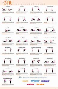 10 Best Images Of Free Printable Workout Charts Exercises Free