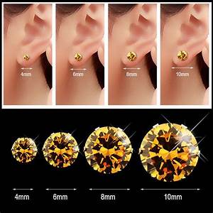 Diamond Earring Carat Size Chart