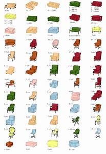 All Furniture Upholstery Chart Info Services Chair Seat Slip Cover