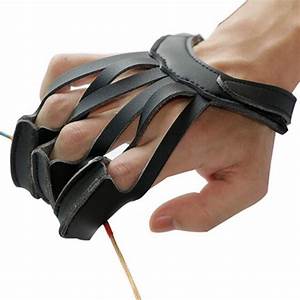 Aliexpress Com Buy 3 Finger Archery Protect Archery Glove Ultrafiber