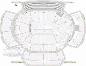 Atlanta Philips Arena Detailed Seat Row Numbers End Stage Full