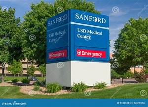 Gesundheitszentrum Sanford Usd Redaktionelles Stockbild Bild Von