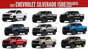 2023 Chevrolet Silverado 1500 Custom Trail Boss All Color Options