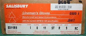 Salisbury Lineman 39 S Glove Set E011r9 Rc Size 9 Partcrib Com