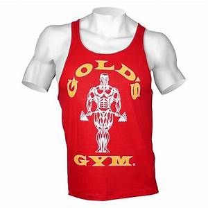 Gold S Gym Classic Stringer Tank Top Rot Xilus Booster
