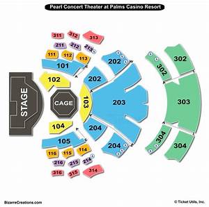 The Pearl Concert Theater Seating Chart Seating Charts Tickets