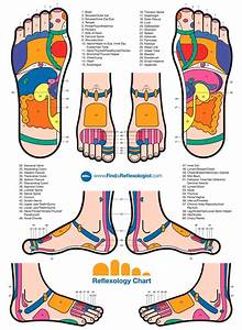 Thai Foot Reflexology Foot Chart Improve Health Pinterest