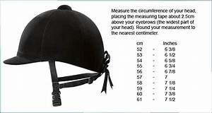 Helmet Sizing Chart Western Shoppe