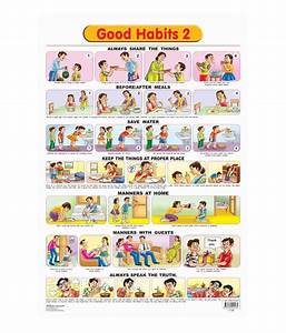 Good Habits 2 Laminated Chart Size 48cm X 73cm Buy Good Habits