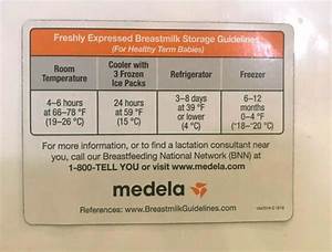 Medela Magnet Breastmilk Storage Guidelines Ebay