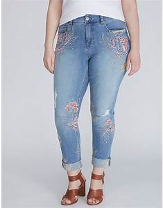 Embroidered Skinny Jean By Mccarthy Seven7 Lane Bryant Love