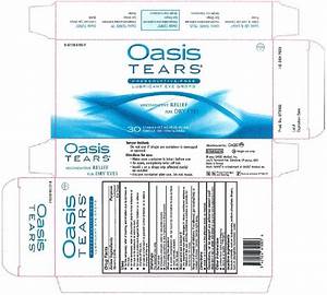 Oasis Tears Oasis Medical Inc Glycerin 0 2g In 100ml Solution Drops