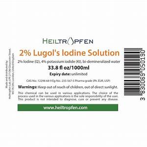 2 Lugol 39 S Iodine Solution 33 8 Fl Oz 1000ml
