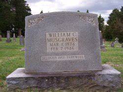 William Curtis Musgraves 1874 1946 Find A Grave Memorial