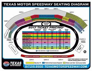 Nascar Seating Charts Race Track And Speedway Maps Texas Motor