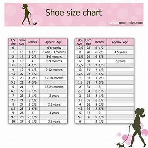 Kid S Shoe Size Chart Urban Mommies