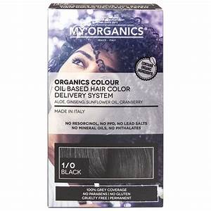 Buy My Organics Organic Hair Colour 1 0 Black Online At Chemist Warehouse