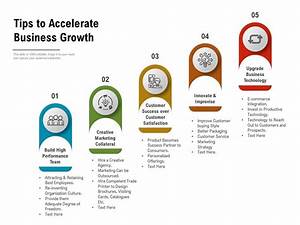 Tips To Accelerate Business Growth Powerpoint Slides Diagrams