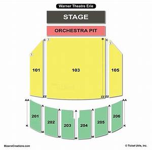 Warner Theatre Erie Seating Chart Seating Charts Tickets
