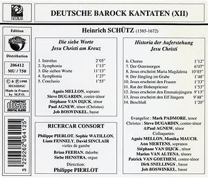 Makdelart Classique Deutsche Barock Kantaten Xii Schutz Ricercar