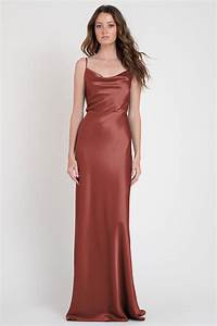 Sylvie Bridesmaids Dress By Yoo Rust Red